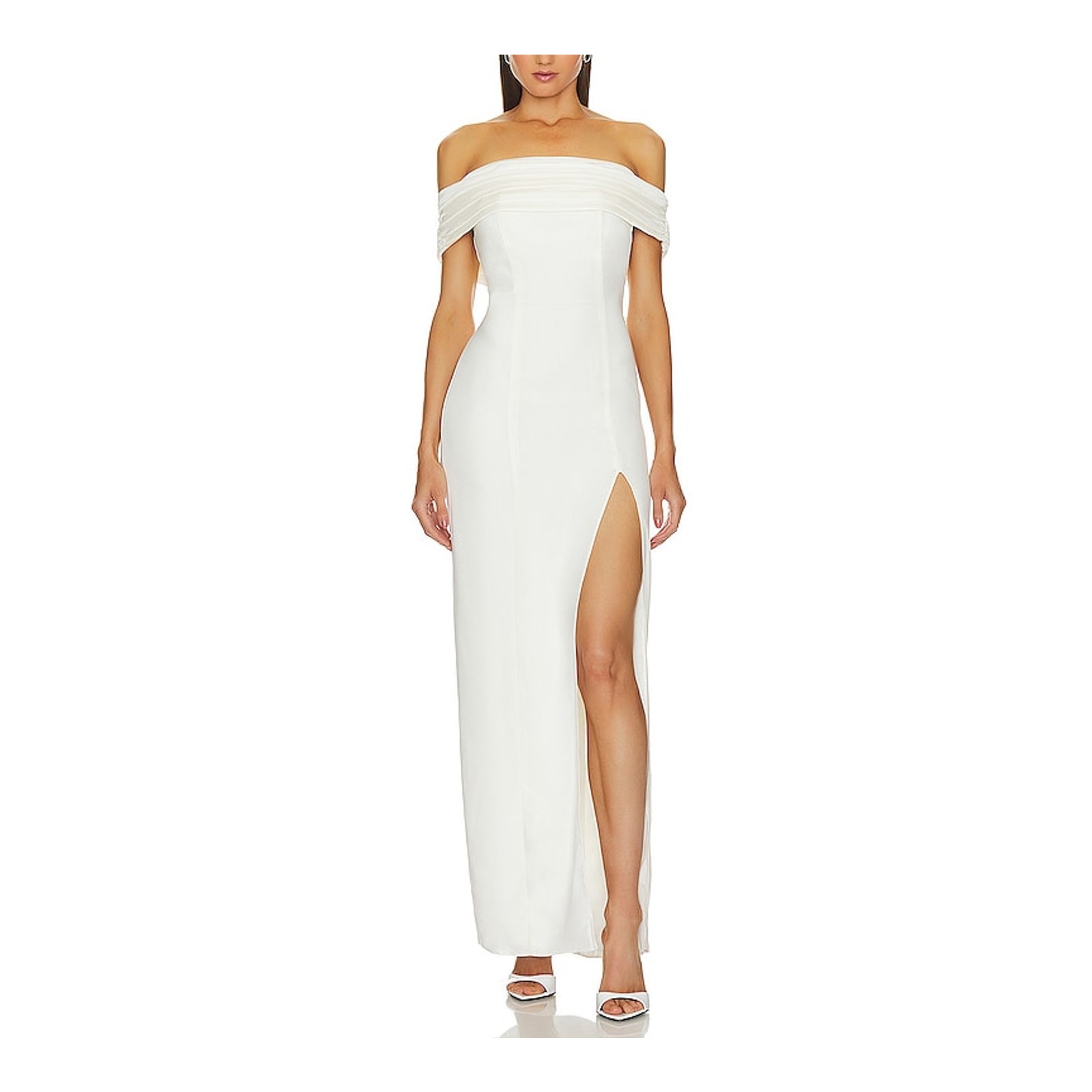 Lovers And Friends 'Dia' Cream Polyester Gown Size M